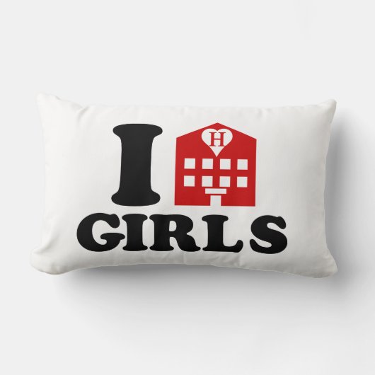 アイラブホテルガールズ ランバークッション (正面)