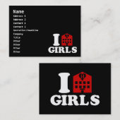 アイラブホテルガールズ 名刺 (正面/裏面)