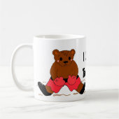 アイラブボクシング コーヒーマグカップ (左)