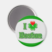 アイラブボストンクローバー マグネット (正面/裏面)