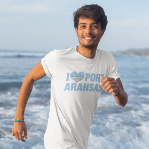 アイラブポートアランサスキュートテキサス州ビーチ Tシャツ