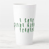 アイラブマイアミガーデンズフロリダ カフェラテマグ (正面)