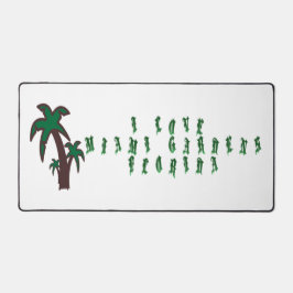 アイラブマイアミガーデンズフロリダ デスクマット