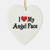 アイラブマイエンジェル顔 セラミックオーナメント (右)