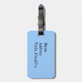 アイラブマイカーディガンウェルシュコーギー ラゲッジタグ (裏面縦)