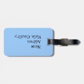 アイラブマイカーディガンウェルシュコーギー ラゲッジタグ (裏面横)