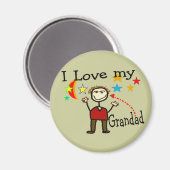 アイラブマイグランドパパ マグネット (正面/裏面)