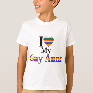 アイラブマイゲイ叔母 Tシャツ