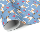 アイラブマイスムースキツネテリア ラッピングペーパー (ロールコーナー)