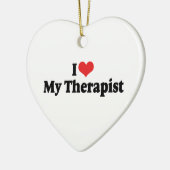 アイラブマイセラピストオーナメント セラミックオーナメント (左)