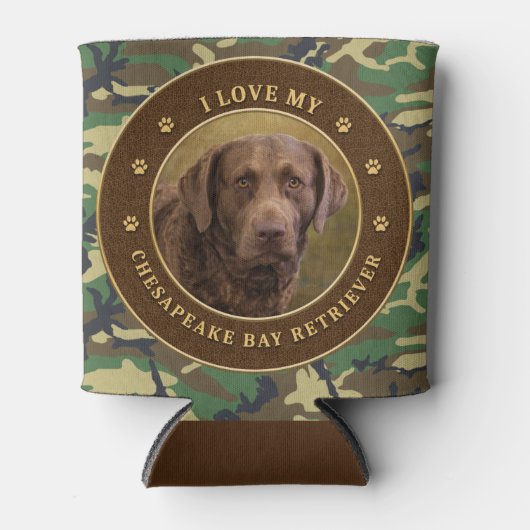 アイラブマイチェサピークベイリトリバークーラーボックス 缶クーラー (正面)