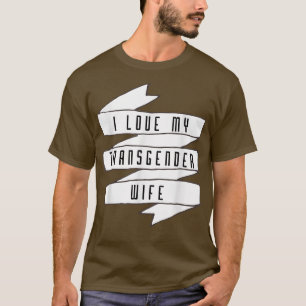 アイラブマイトランスジェンダー妻トランスプライド認識度L Tシャツ