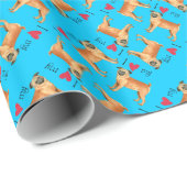 アイラブマイプティブラバンコン ラッピングペーパー (ロールコーナー)