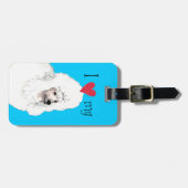 アイラブマイプードル ラゲッジタグ (正面横)