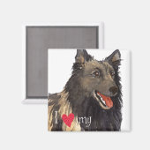 アイラブマイベルギーテルヴュレン マグネット (正面/裏面)