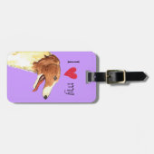 アイラブマイボルゾイ ラゲッジタグ (正面横)