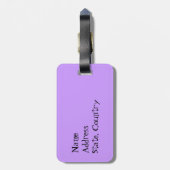 アイラブマイボルゾイ ラゲッジタグ (裏面縦)