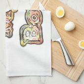 アイラブマイボーイデザインクールヴィンテージ収集文字 キッチンタオル (四つ折り)