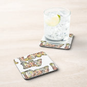 アイラブマイボーイデザインクールヴィンテージ収集文字 コースター (右側)