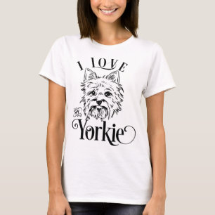 アイラブマイヨークシャーテリア Tシャツ