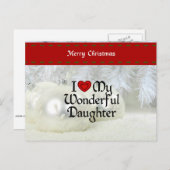 アイラブマイワンダフル娘クリスマスデザイン シーズンポストカード (正面/裏面)