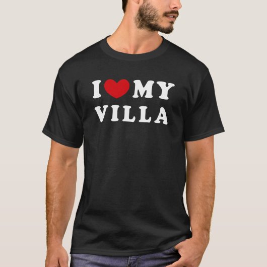 アイラブマイヴィラIハートマイヴィラ Tシャツ (正面)