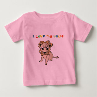 アイラブマイ叔父長袖ベビーシャツ ベビーTシャツ