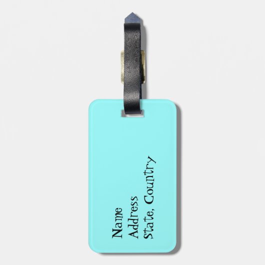 アイラブマイ柴犬 ラゲッジタグ (裏面縦)