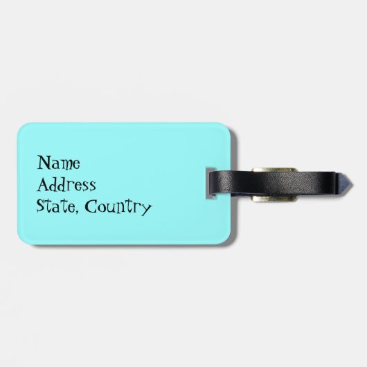 アイラブマイ柴犬 ラゲッジタグ (裏面横)