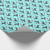 アイラブマイ（犬）ドーベルマン・ピンシェル ラッピングペーパー (角)