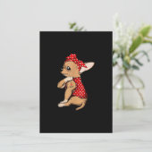 アイラブマムタトゥーチワおもしろいワドッグウィングバンド サンキューカード (スタンド正面)