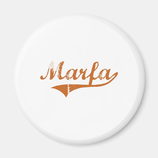 アイラブマルファテキサス州 マグネット (正面)