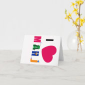 アイラブマージノテカード カード (黄色い花)