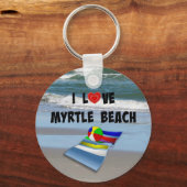 アイラブマートルビーチ キーホルダー (正面)