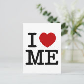 アイラブミーハートミー自尊心自信尊厳 ポストカード (スタンド正面)