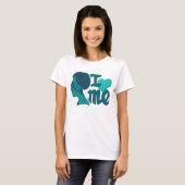 アイラブミー長袖 Tシャツ (正面フル)