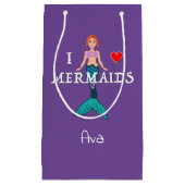 アイラブメルメイズデザイン-抱き枕 – 小 スモールペーパーバッグ (正面)