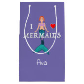 アイラブメルメイズデザイン-抱き枕 – 小 スモールペーパーバッグ (正面)