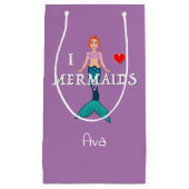 アイラブメルメイズデザイン-抱き枕 – 小 スモールペーパーバッグ (正面)