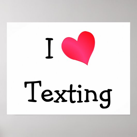 アイラブメールや文字を打つ ポスター (正面)