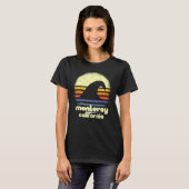 アイラブモントレービーチカリフォルニア海ウェーブCA Tシャツ (正面フル)