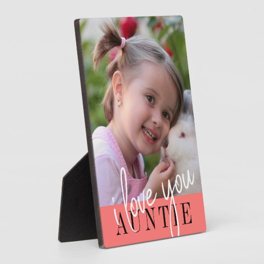 アイラブユアウンティカスタム フォトプラーク (側面)