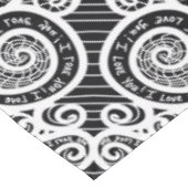 アイラブユア抽象芸術スクラッチアートデザイン テーブルクロス (アングル)