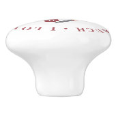 アイラブユユー縫い量裁縫テーマ セラミックノブ (側面)