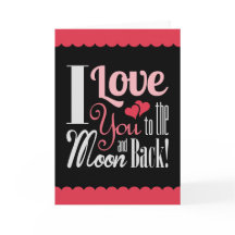 アイラブユートゥザムーンアンドバックミックスタイポグラフィ