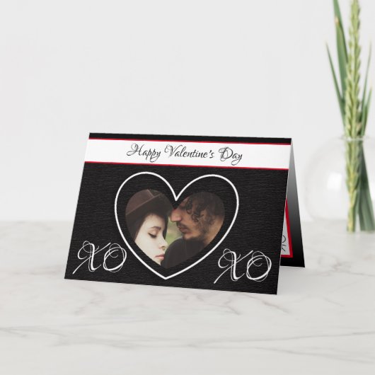 アイラブユーハッピーバレンタインデーカパーソナライズされたード シーズンカード (正面)