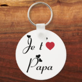 アイラブユーパパ キーホルダー (正面)
