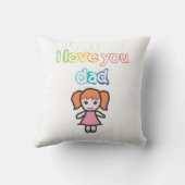 アイラブユーパパ クッション (裏面)