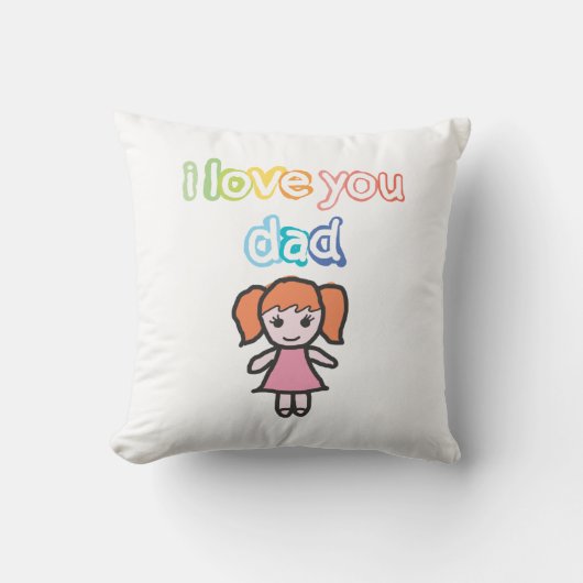アイラブユーパパ クッション (正面)