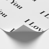 アイラブユーラッピング紙 ラッピングペーパー (角)